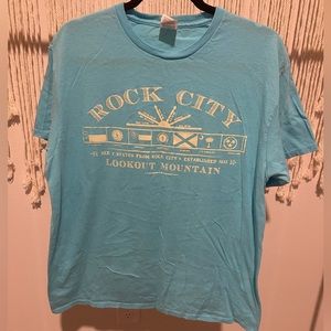 NWOT Rock City Lookout Mountain Graphic T-Shirt Size L Unisex